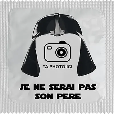 Callvin Darkapote préservatifs personnalisables lot de 6 lubrifiés