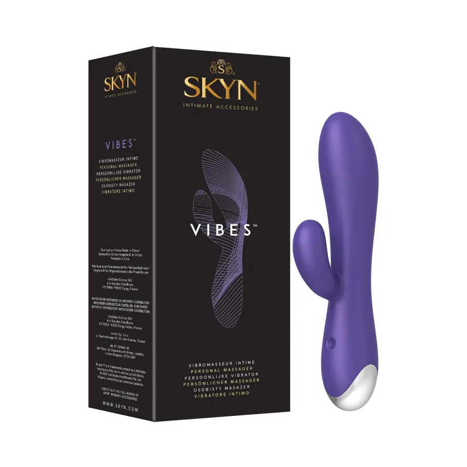 SKYN Vibes vibromasseur violet 18 cm 20 vitesses