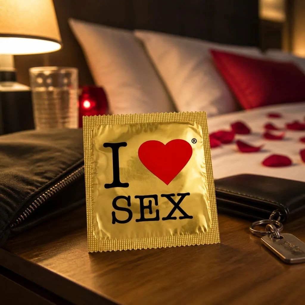 Callvin Best 1 I Love Sex préservatif humour message