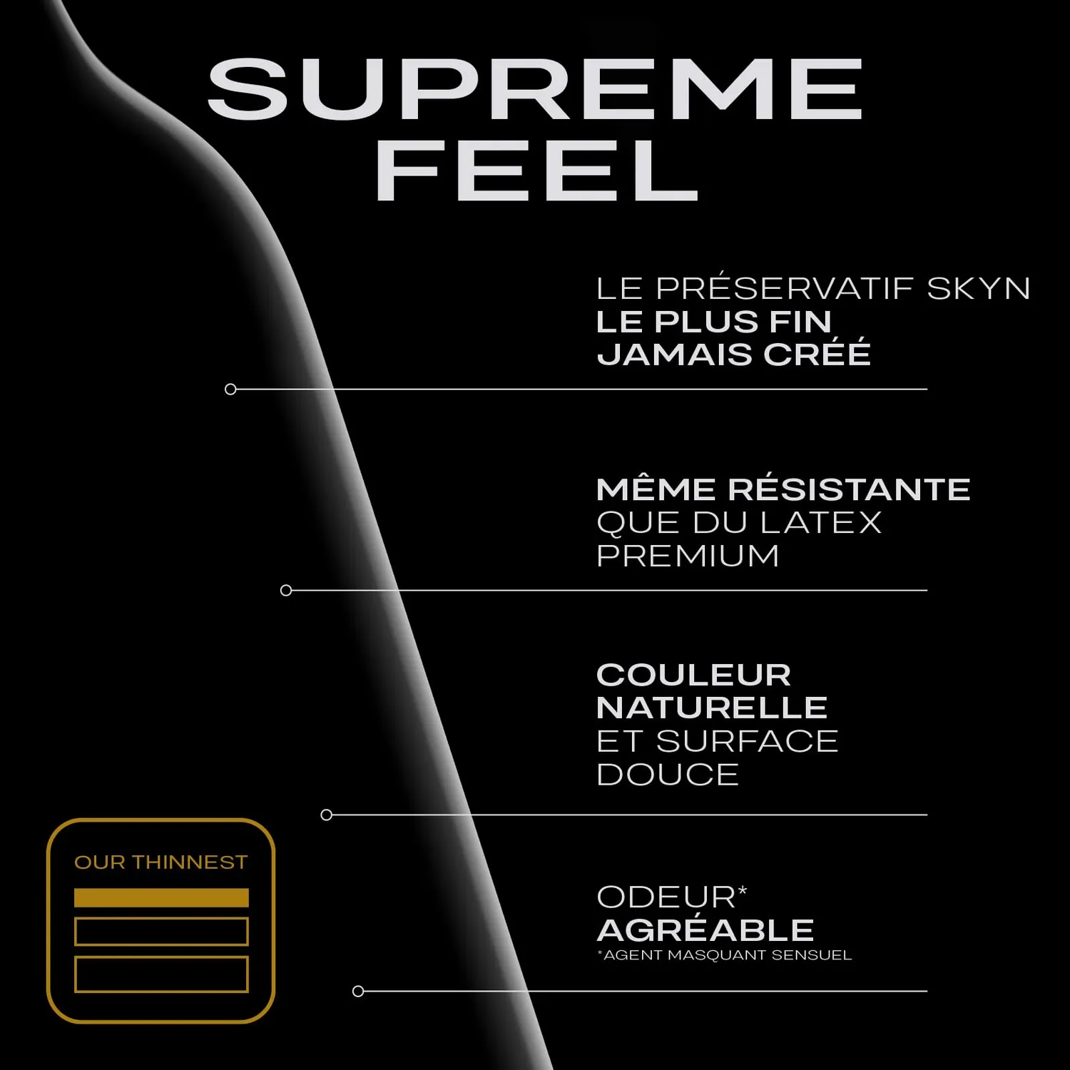 SKYN Supreme Feel préservatifs sans latex x10