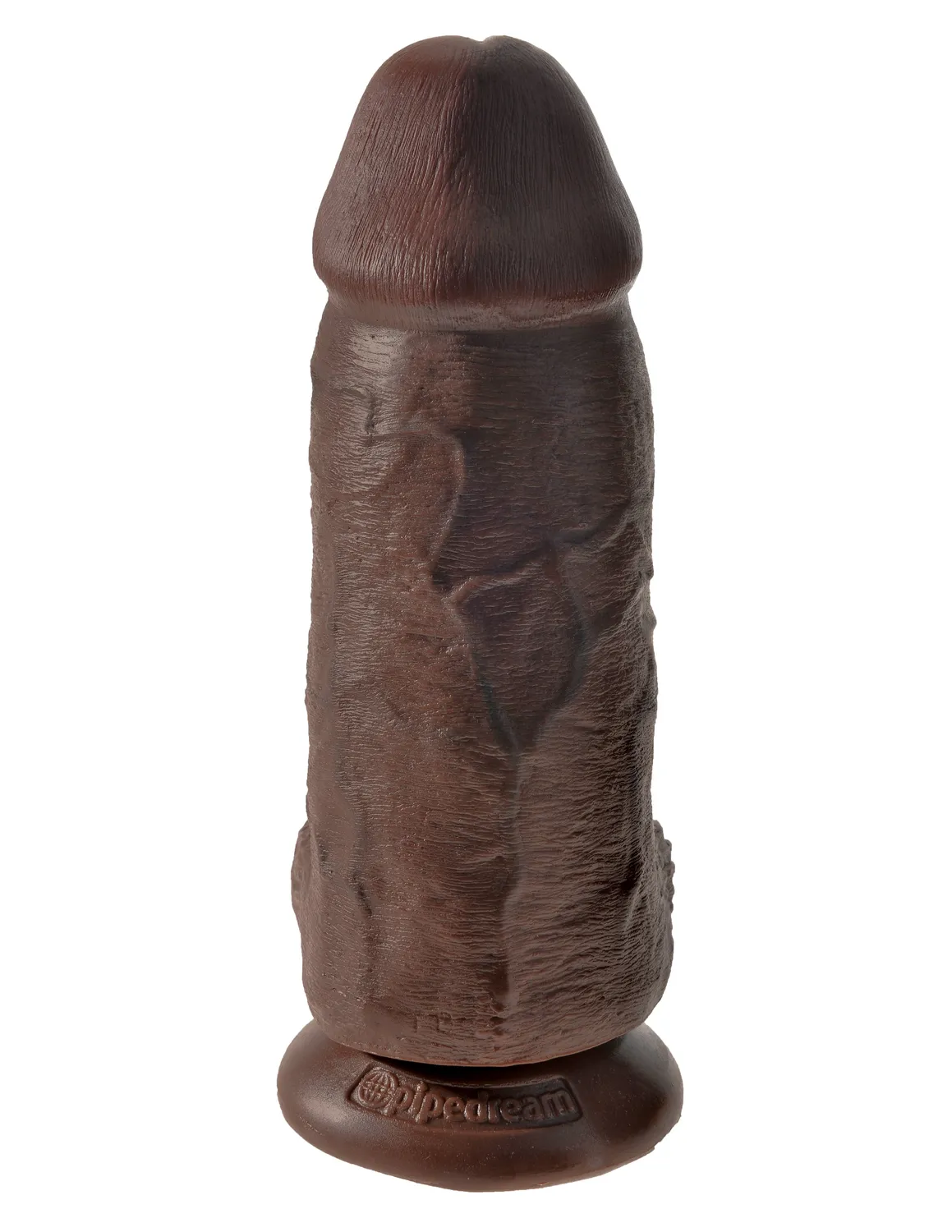 King Cock 9 pouces gode épais marron