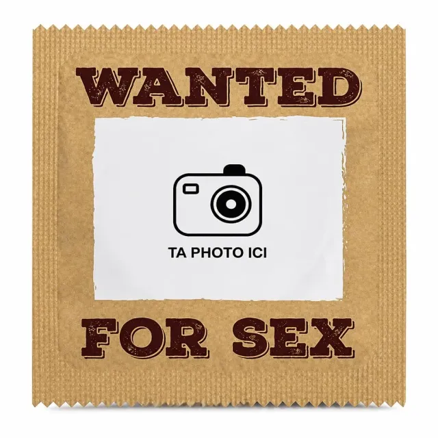 Callvin Wanted for sex préservatifs personnalisables lot de 5 latex