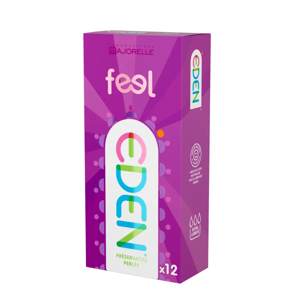 Eden Gen Feel préservatif perlé sensations boîte