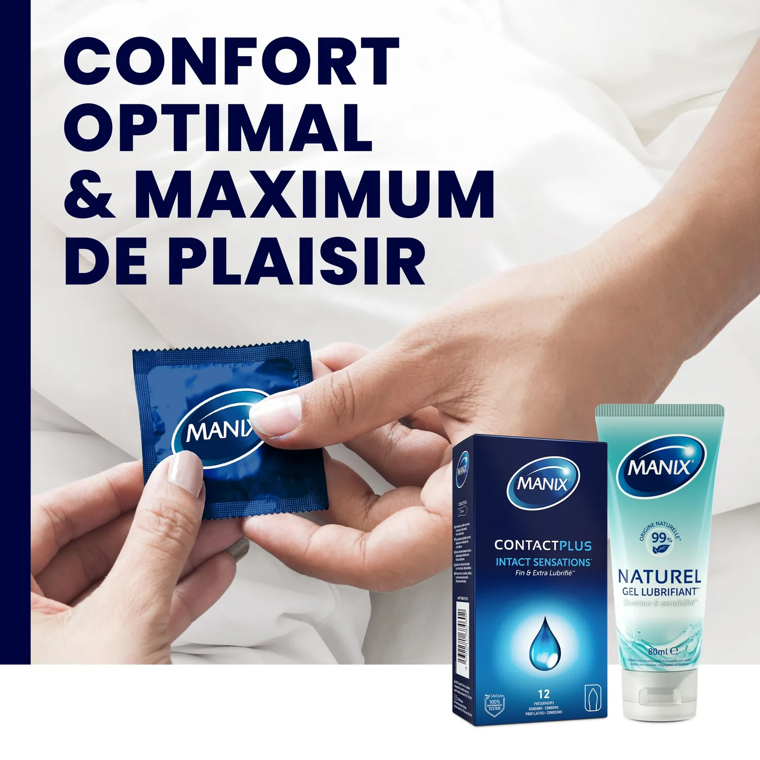 Manix Contact Plus préservatifs boîte de 12 fins