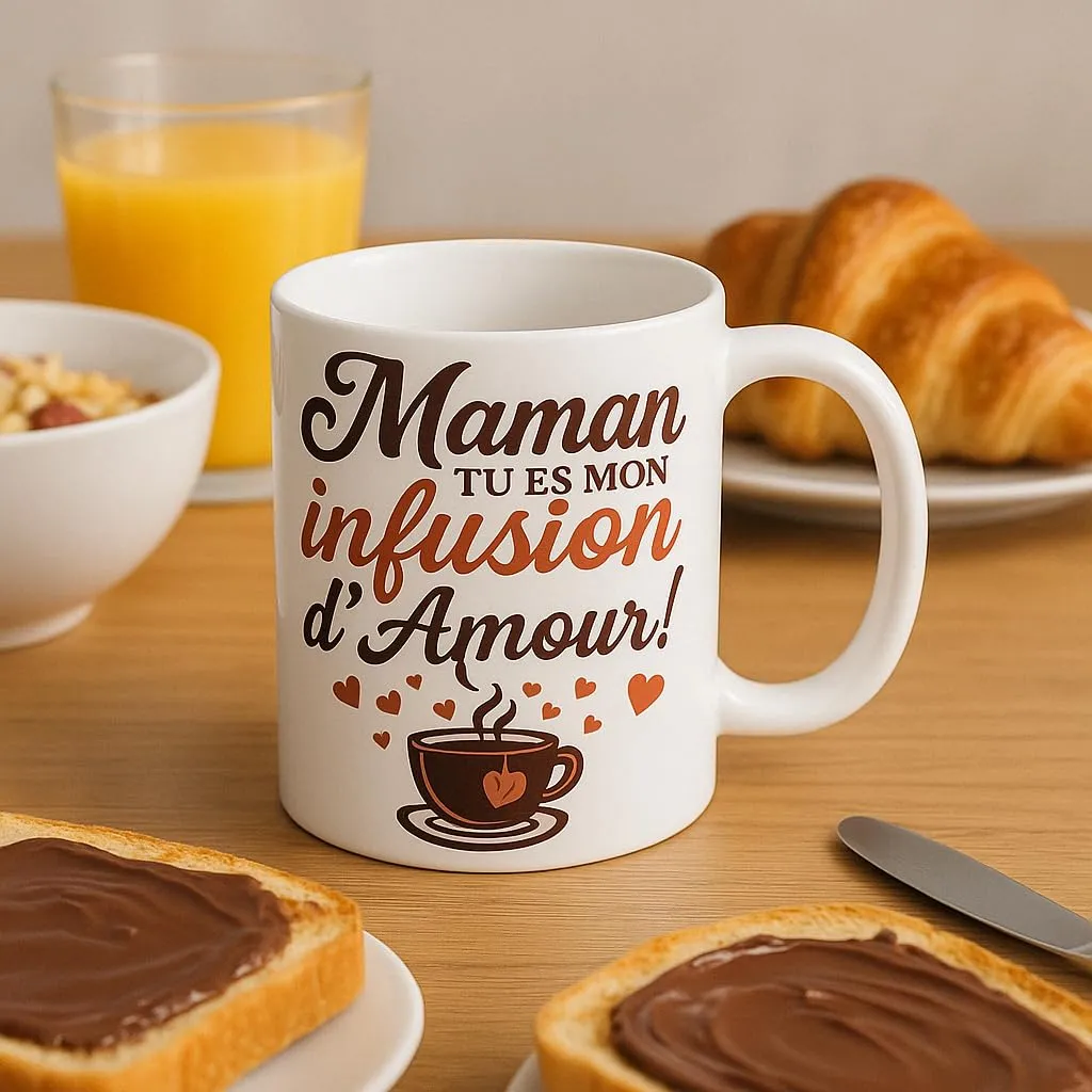 Callvin Infusion mug céramique 325 ml maman amour