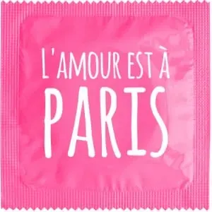 Callvin Ile-de-France L'Amour Est A Paris préservatif humoristique x1