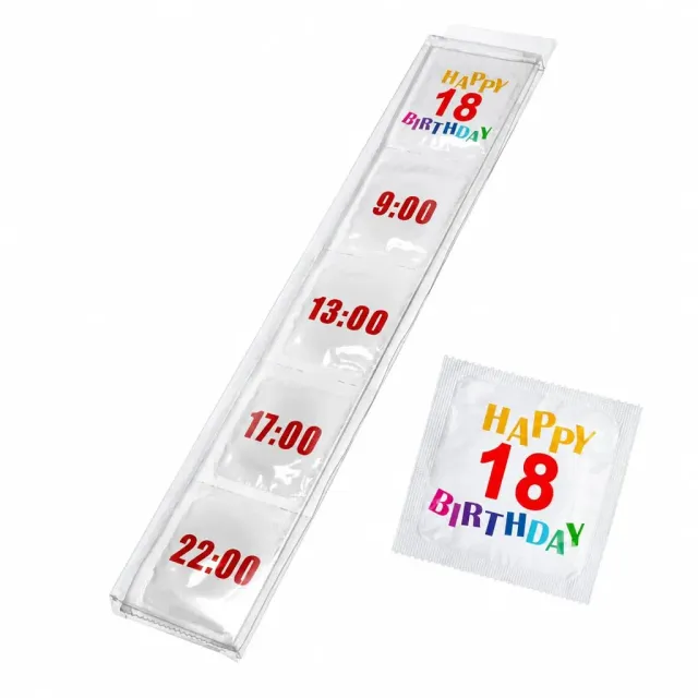 Callvin Anniversaire 18 Ans préservatifs x5 latex
