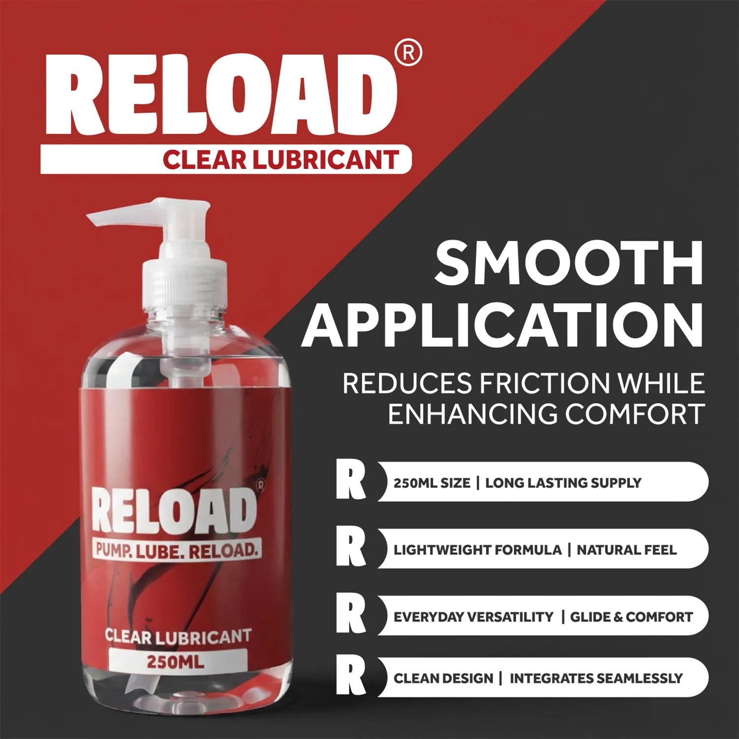 EXS Reload lubrifiant aqueux transparent 250ml
