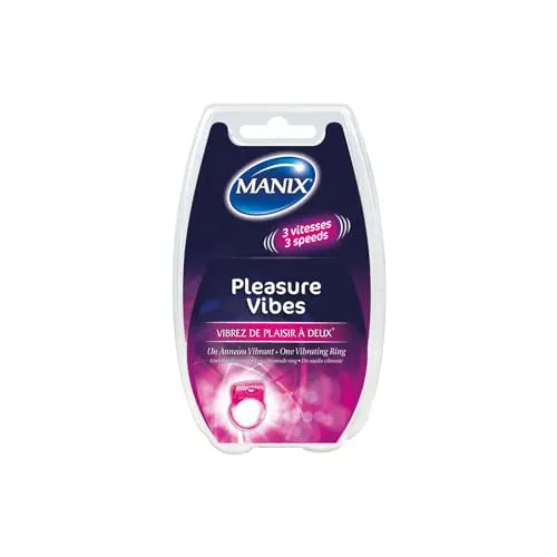 Manix Pleasures Vibes anneau vibrant rose couple