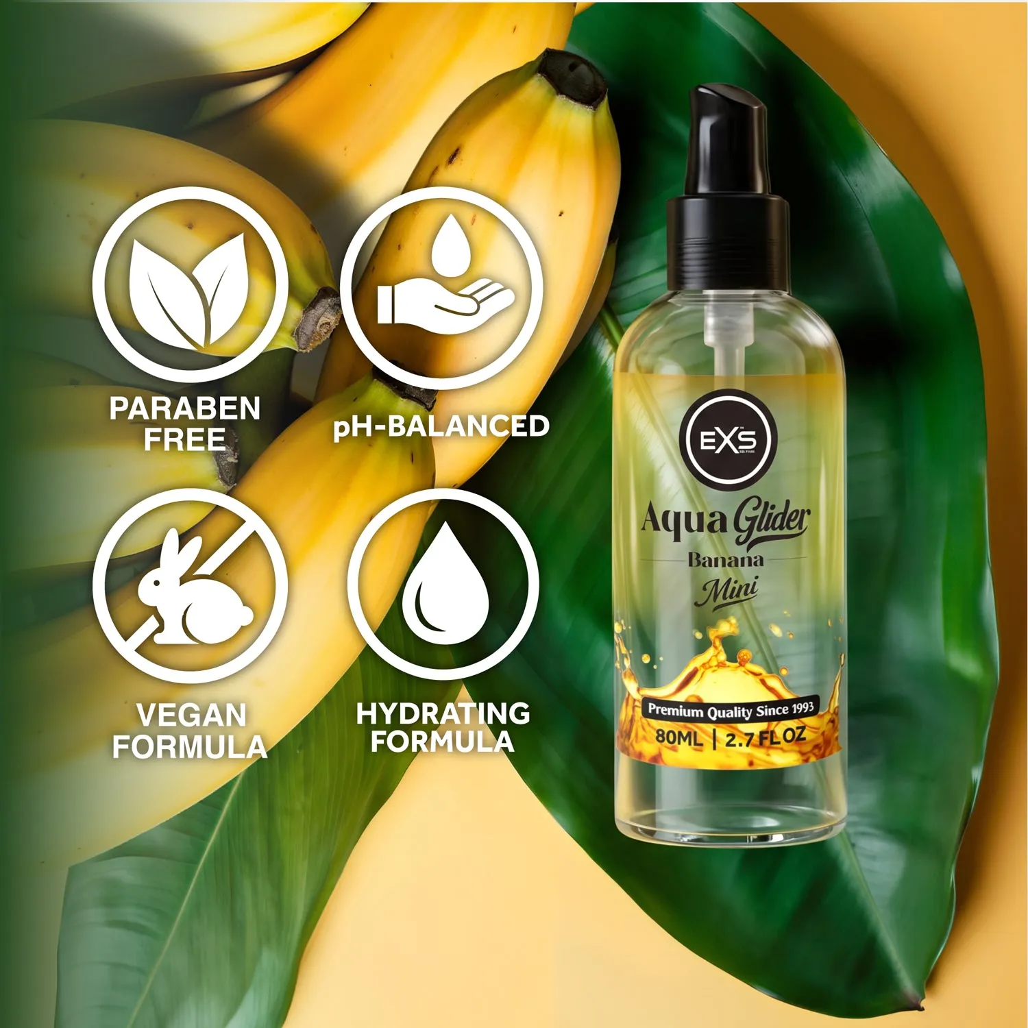 EXS AquaGlider lubrifiant intime banane 80ml