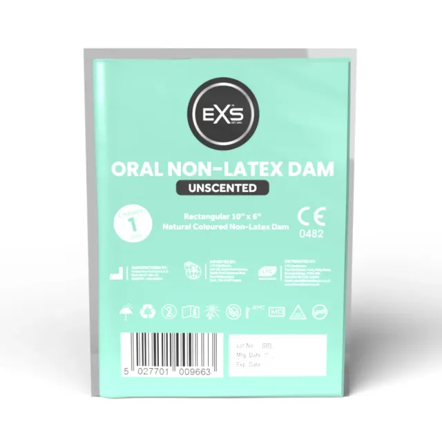 EXS Dams digue dentaire sans latex neutre 30 pièces