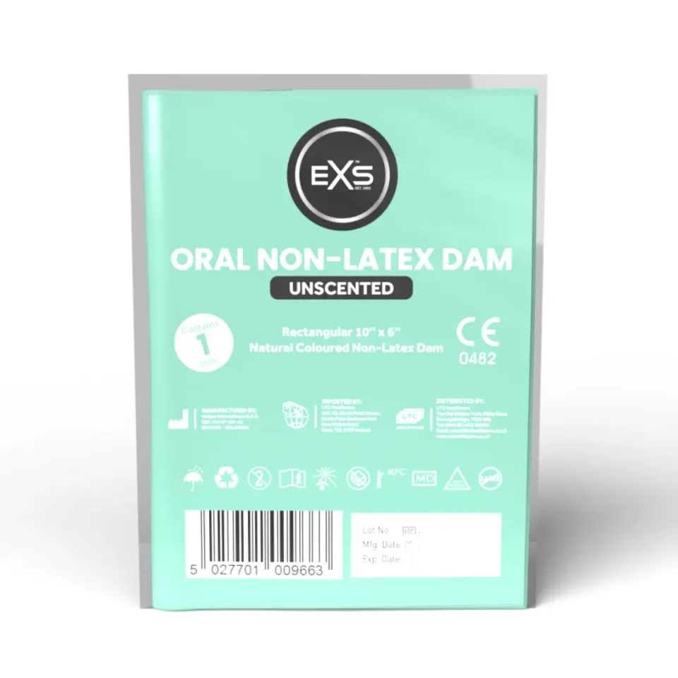 EXS Dams digue dentaire sans latex neutre 30 pièces