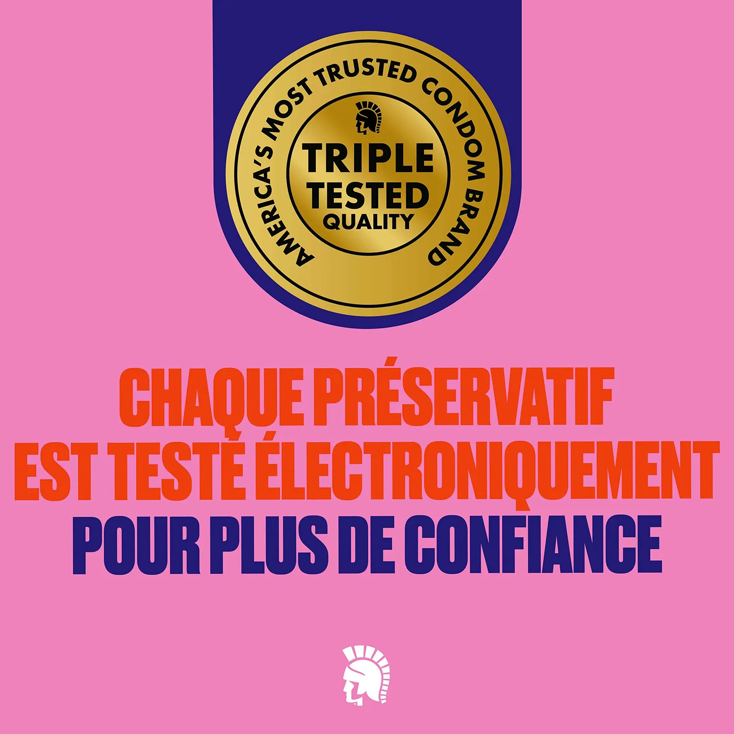 Trojan Double Ecstasy préservatifs x10 ultra nervurés lubrifiés