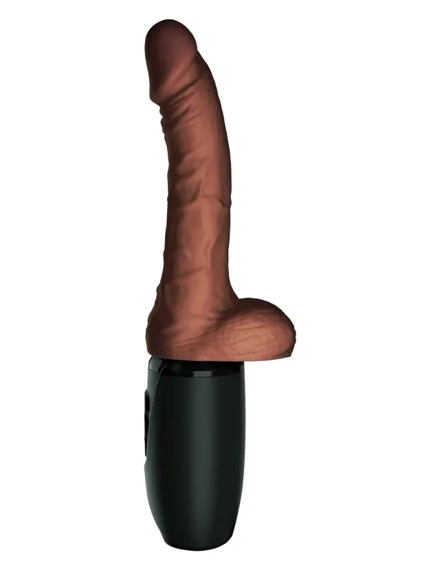 King Cock Plus 7.5" gode vibrant chauffant thrusting