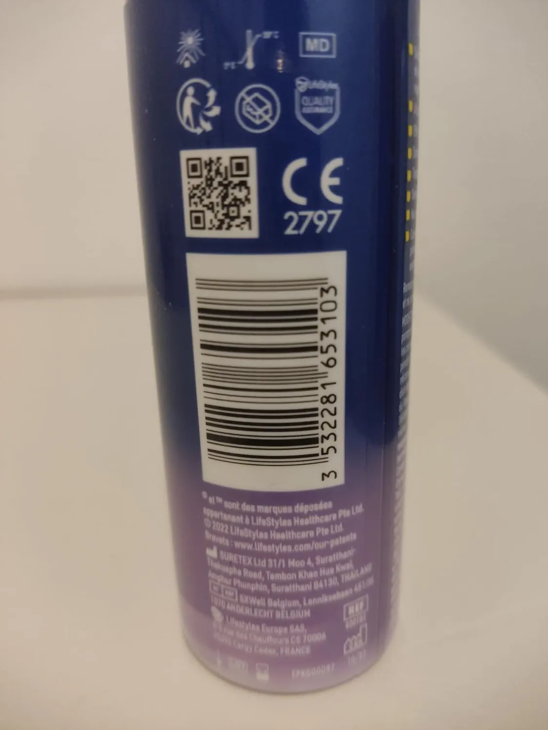 Manix Infiniti gel lubrifiant 100 ml silicone longue durée