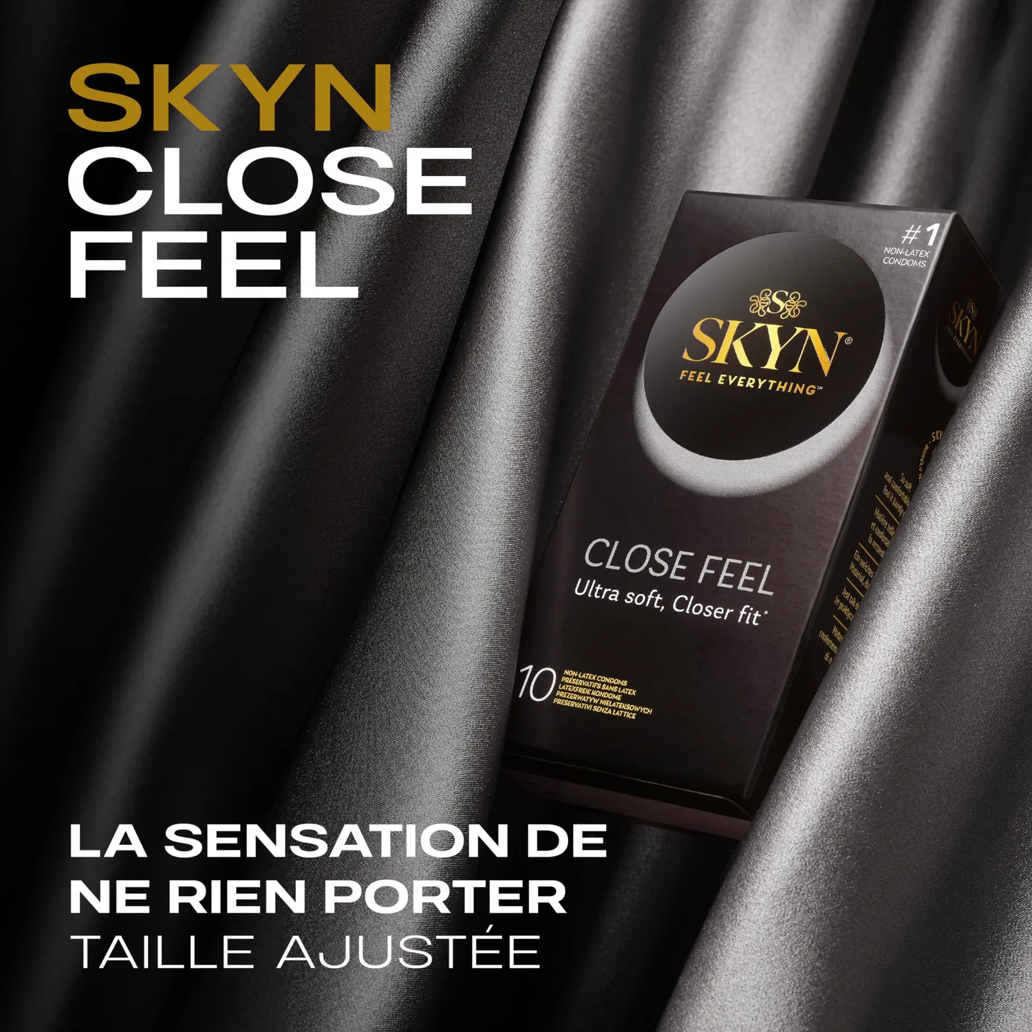 SKYN Close Feel préservatifs sans latex 10 51 mm