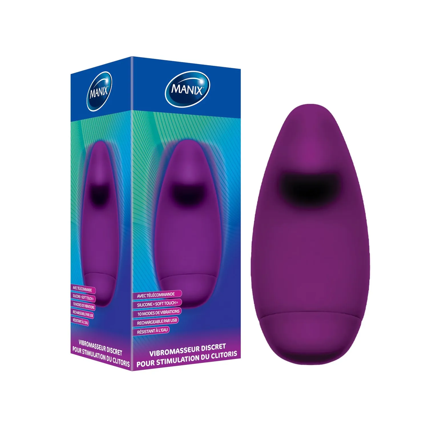 Manix Power Massager vibromasseur baguette rechargeable