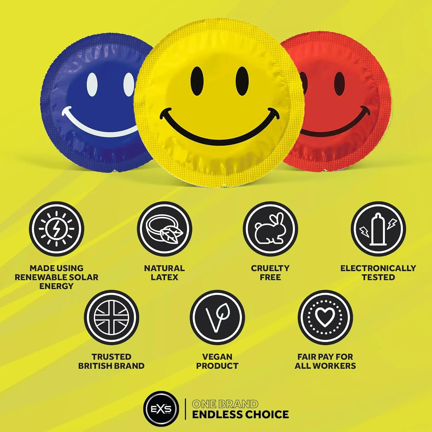 EXS Smiley Face préservatifs fun 12