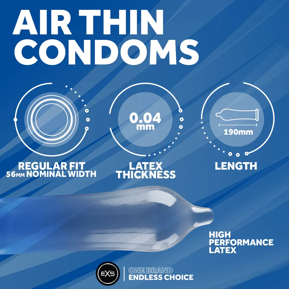 EXS Air Thin préservatif fin 56mm 12 pièces