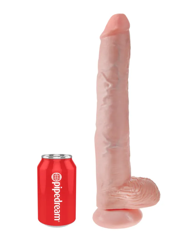 King Cock 14 pouces gode réaliste ventouse teint clair