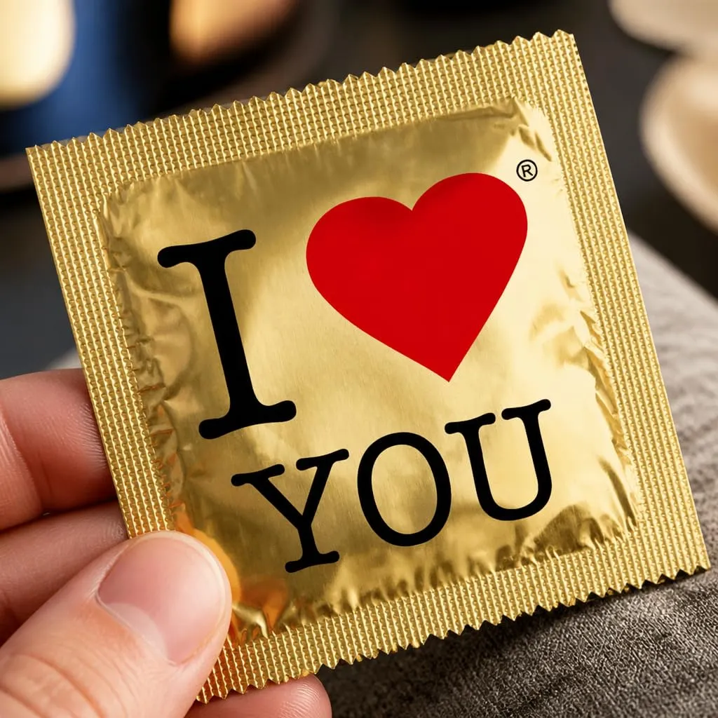 Callvin Best 1 I Love You préservatif romantique humour