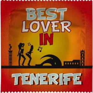 Callvin Best Lover in Tenerife préservatif humour latex